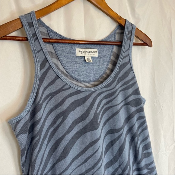 KAREN NEUBURGER Women’s Blue Gray Soft Tank Top Size Medium - Picture 2 of 9